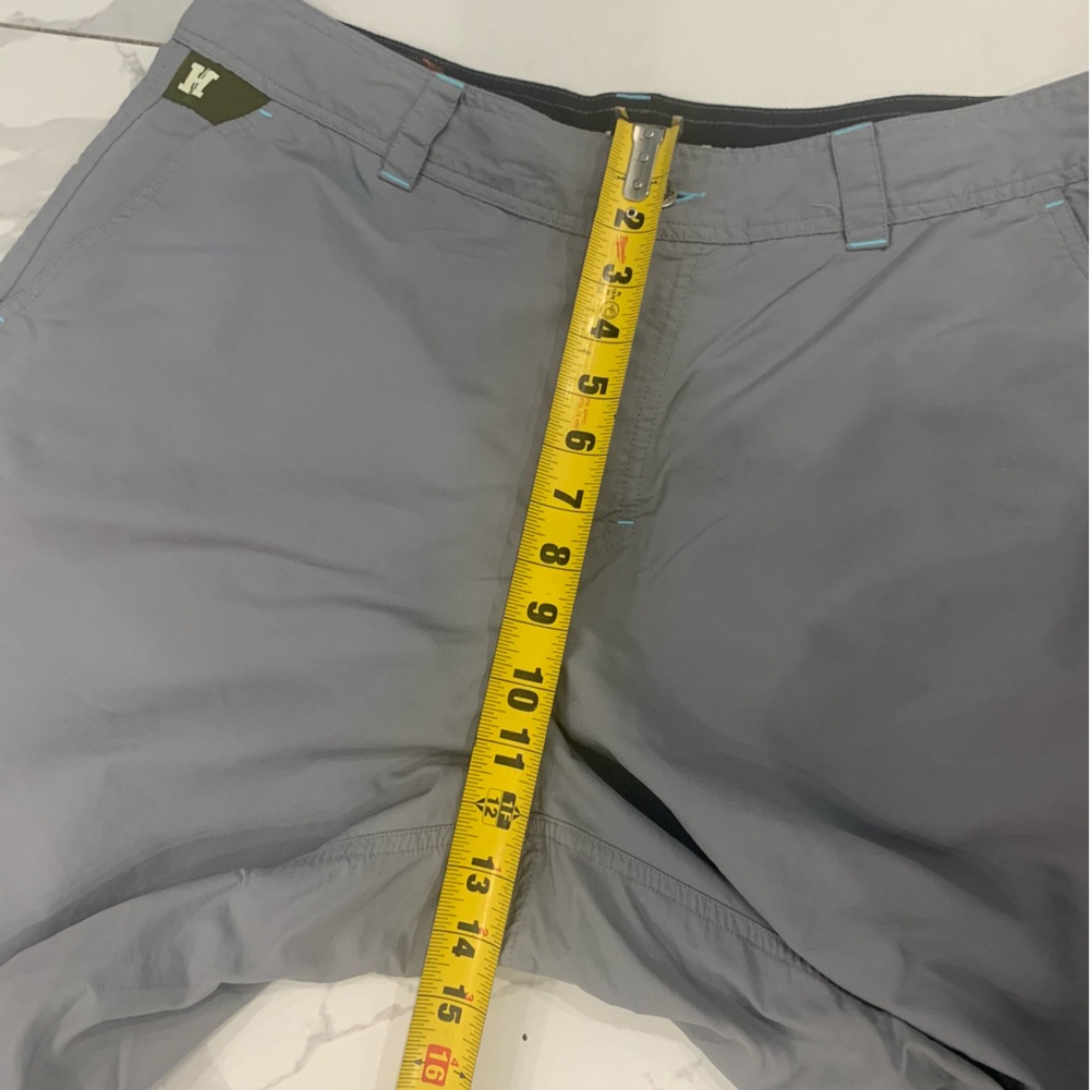 Howler Brothers Shorts Mens 36 Horizon Hybrid Blue Gray Nylon Ripstop Quick Dry - Picture 4 of 12